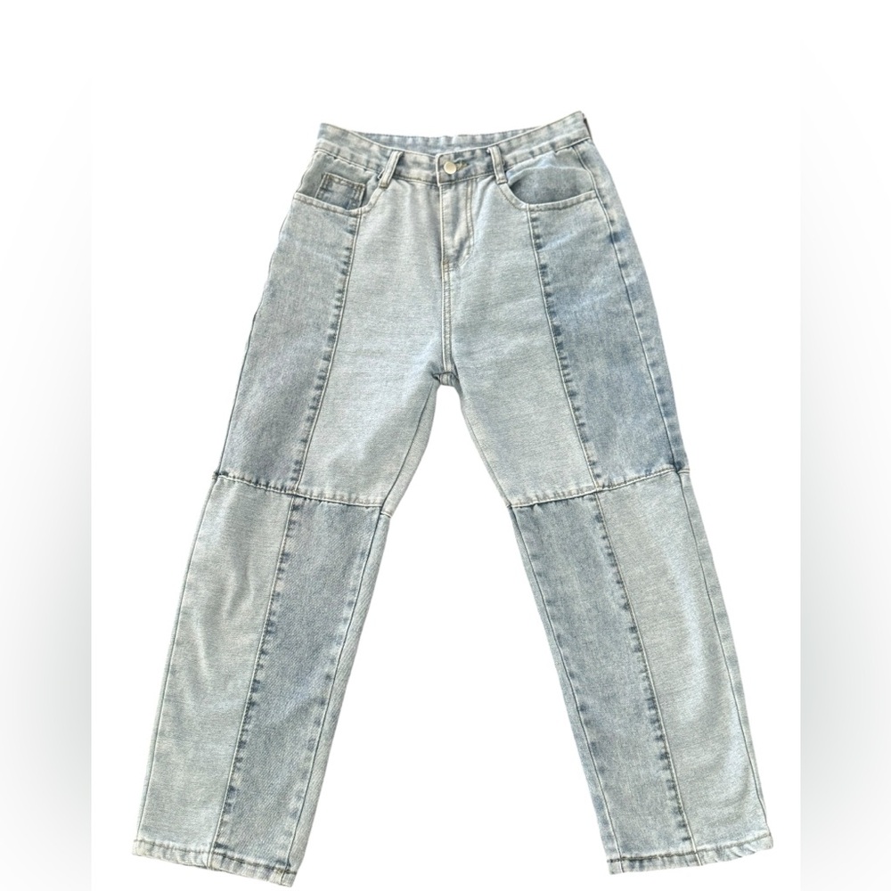 Baggy Patchwork Denim Jeans